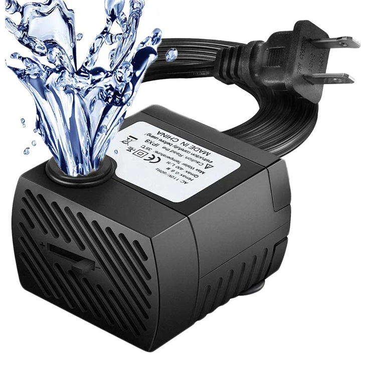 2L Super Quiet Dry Burning-Resistant Protection Automatic Electric Water Bowl for Cats and Dogs Pet Water Fountain