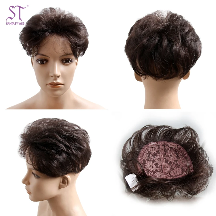 
Afro Synthetic Hair Extensions Wholesale Mens Hairpieces 