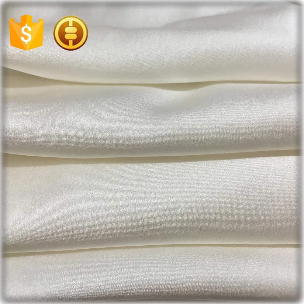pure white satin silk fabric ivory silk satin fabric