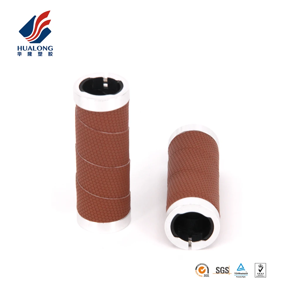 Ningbo HUALONG HL-G215E two sides locking mtb lock on grips with PU bar tape