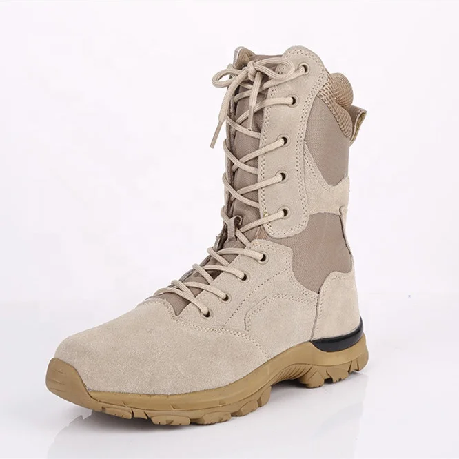 
Rubber Outsole Material and Black Or Desert Color Delta Army Combat Military Boots For Men 