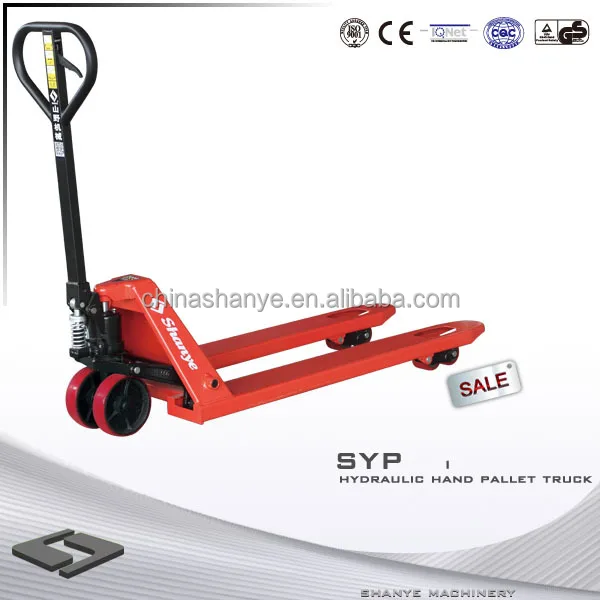 Hydraulic hand pallet trolley