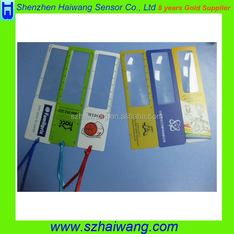 Стильный Promontion Подарок ПВХ Кредитной Лупа для Закладки