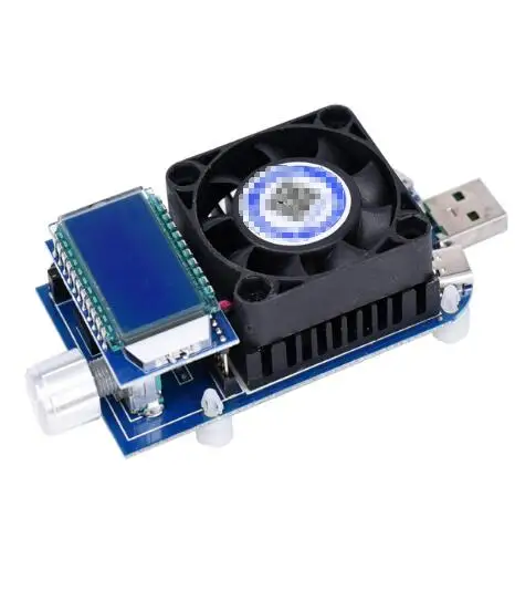 Adjustable electronic load resistor usb false load qc3.0 decoy fast charger battery tester