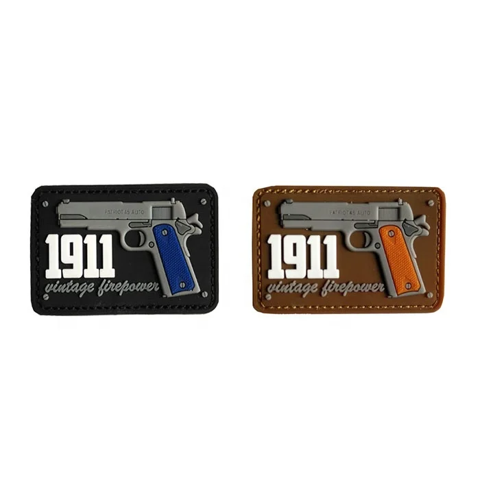
High Quality Hook And Loop Fasteners Type Waterproof Style Custom Field Operation Garment 3D Pvc Rubber Patch 