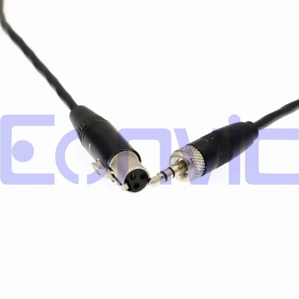 3.5mm Jack Microphone Cannon 3 Pin Plug Recorder Audio Input Cable for SONYs D11 / Saramonic Wireless Microphone