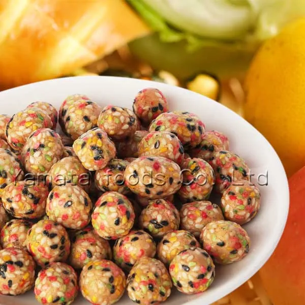 
Colorful sesame coated peanuts snack 