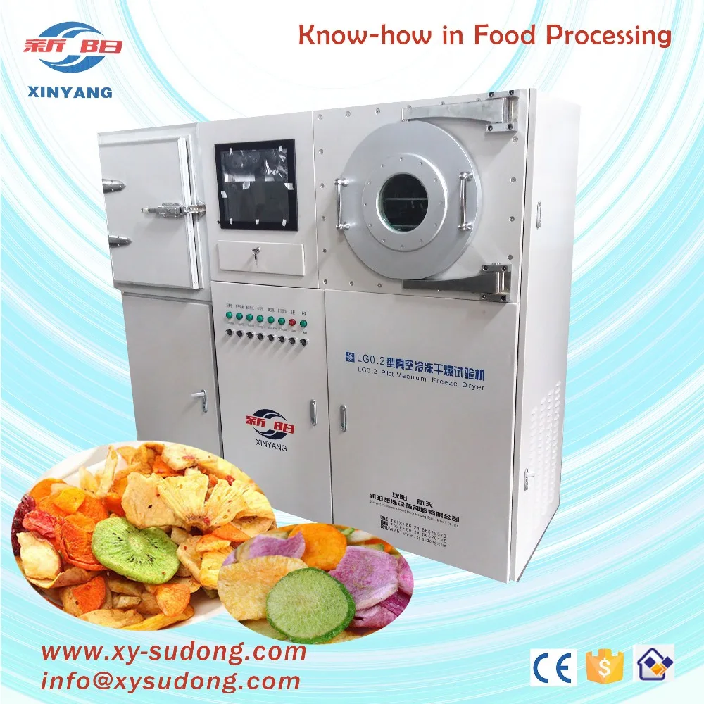 Сушилка для замораживания овощей и фруктов малого размера для исследований и разработки нового продукта