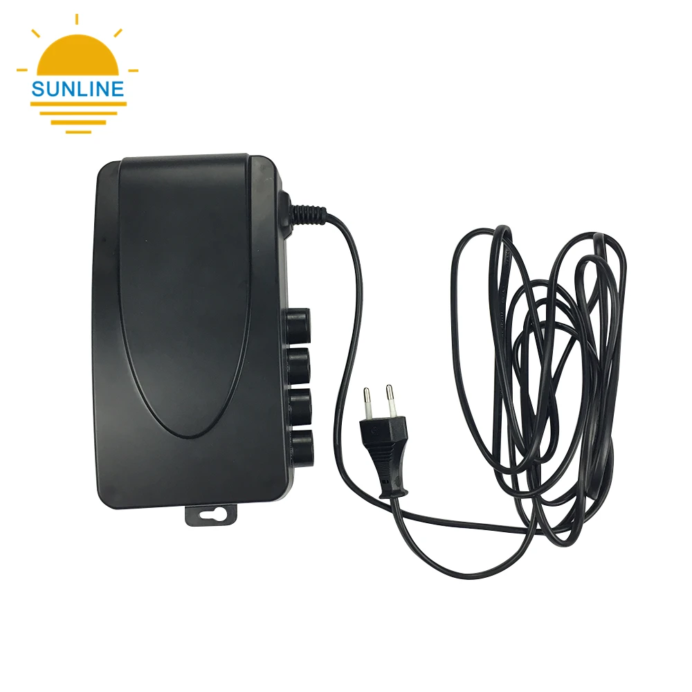 24V Synchronous sarellite antenna Actuator with power supply and manual controller Load Force 1500N Stroke 200mm