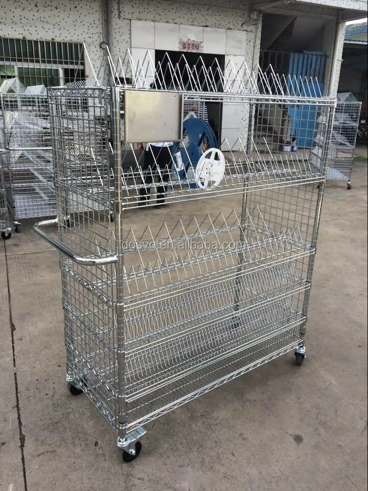 SMT reel storage shelving trolley