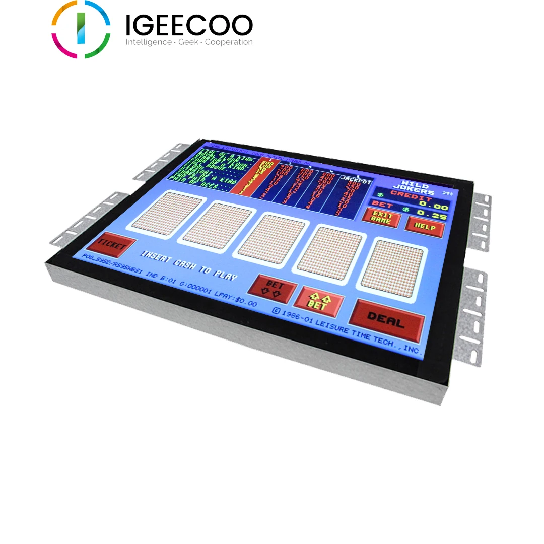 Best Quality Arcade Game Cabinet 24 Inch IR Touch LCD Arcade Game Monitor from IGEECOO