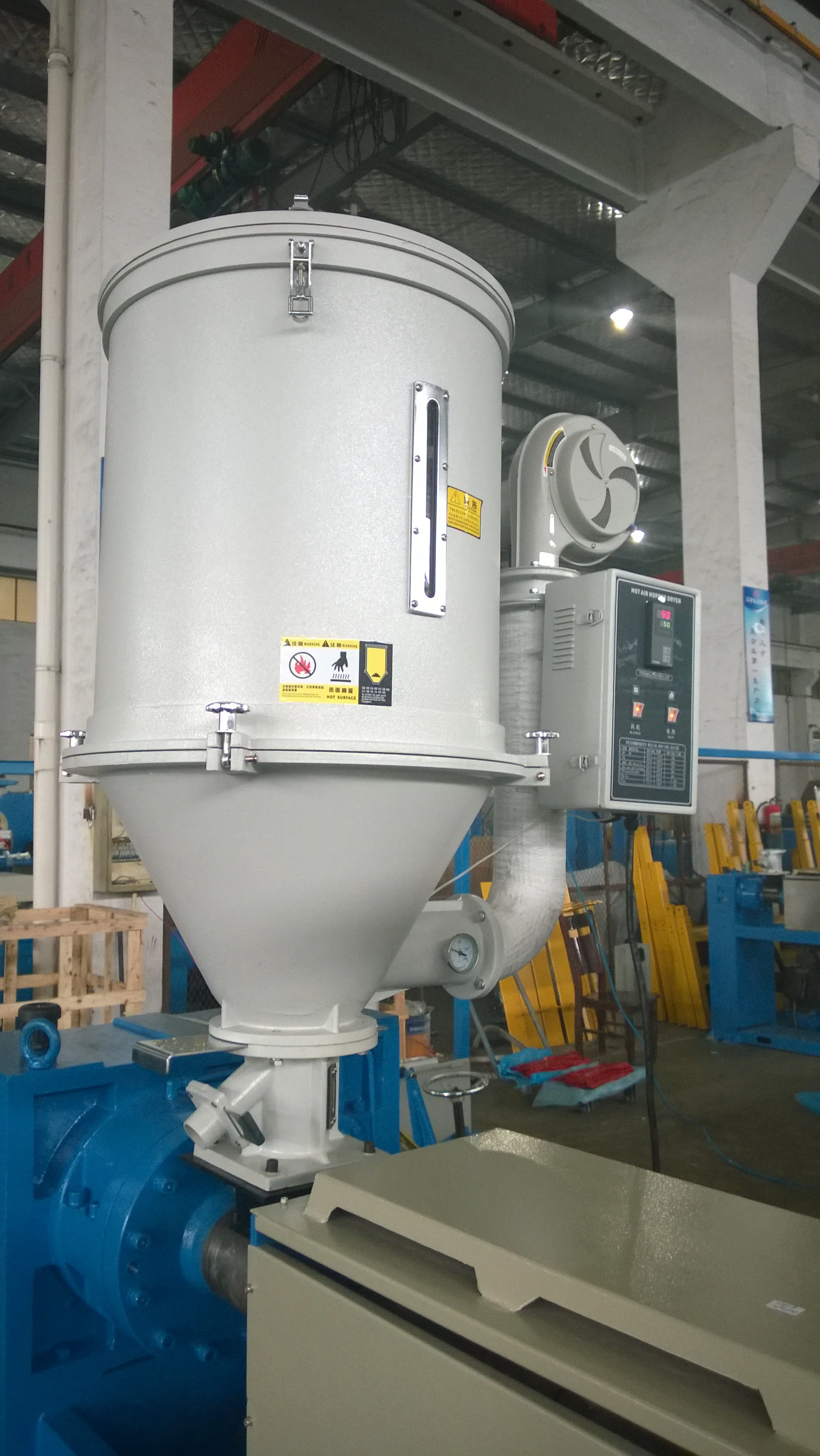 PVC lay flat hose plastic extruder machine production line / PVC spiral flexible pipe extrusion machine