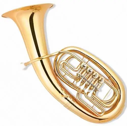 China student grade gold lacquer 4-key B flat gold lacquer Euphonium