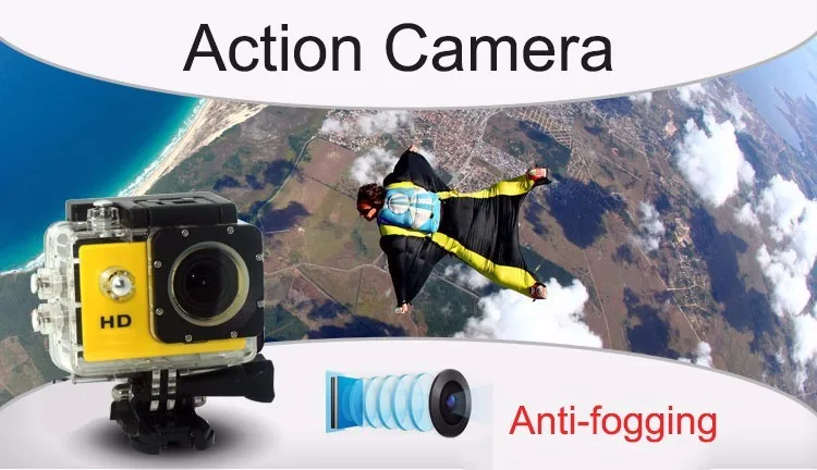 Waterproof DV Sports Cam Go Pro Underwater Action Camera 720p HD Digital Waterproof Sport Helmet Video Camera