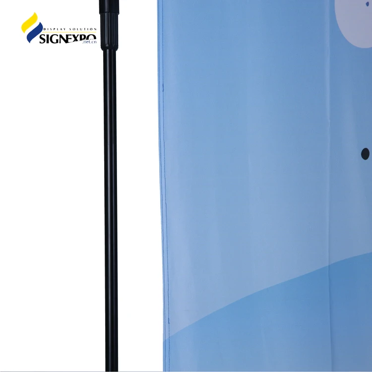 
widely used high quality aluminum outdoor poster advertisement double side flex l roll up stand 