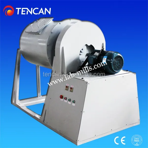 China Tencan 50L Industrial type rolling ball mill machine and top quality detergent powder grinding machine