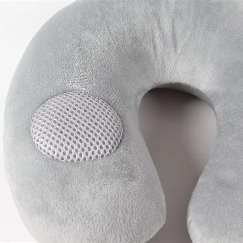 vibrating shiatsu massage pillow u shape massage music neck pillow with speakers
