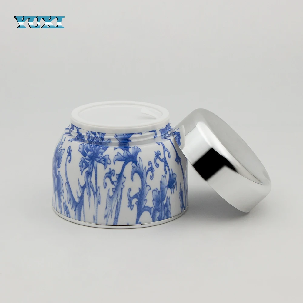 50g 80g  plastic luxury beauty face cream jars