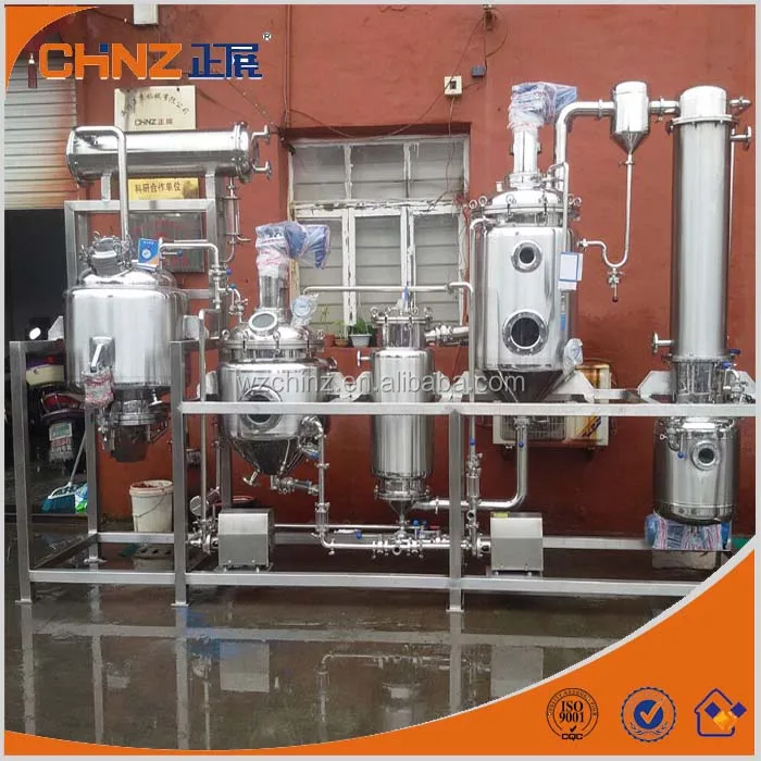100L hot oil electric heating extractor & concentrator machine
