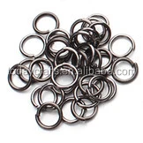 DIY jewelry findings accessory coloured silver gold antique bronze silver copper rose gold colorful iron jewelry jump rings bulk