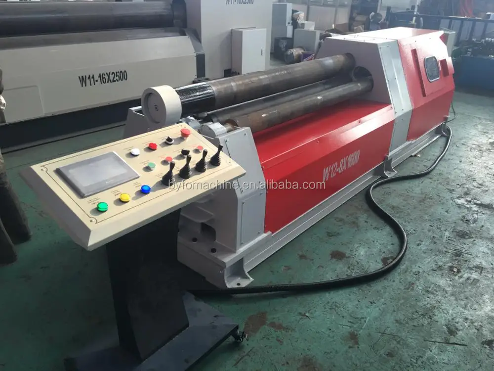 W12 6x2000 hydraulic iron plate 4 rollers bending machine