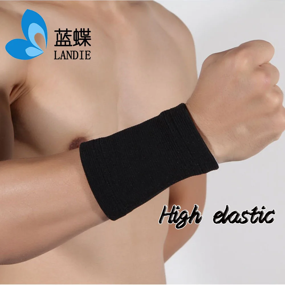 Sweat band Terry Cloth Cotton Wrist SweatBand Sports Yoga Workout Running