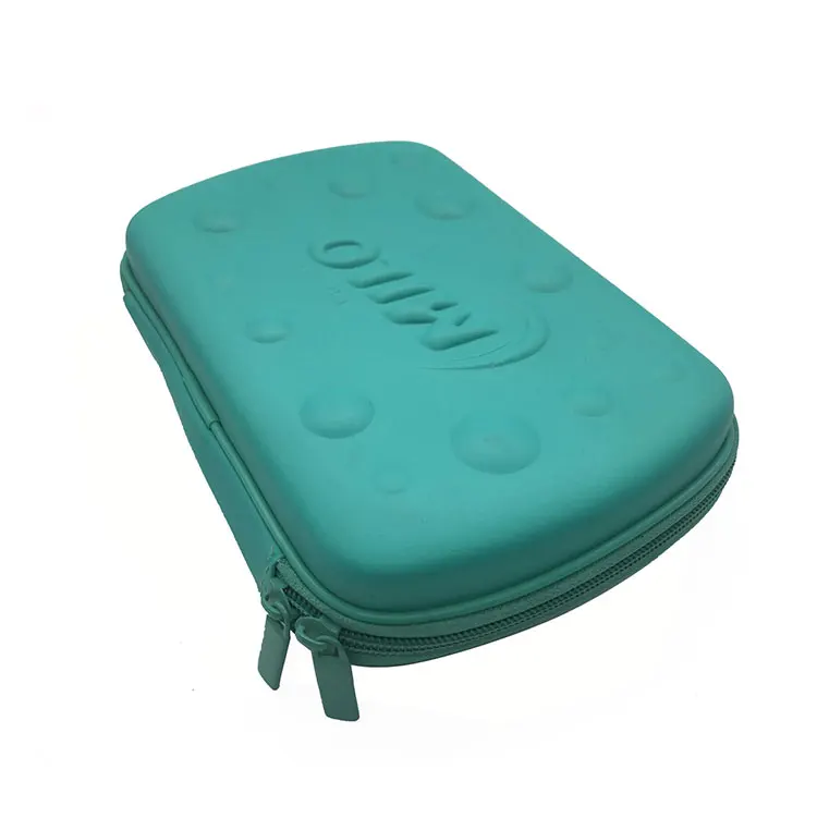 Hot sale custom printed sequin fashion color zipper kids multi-function storage molded eva hard pencil case school for boys