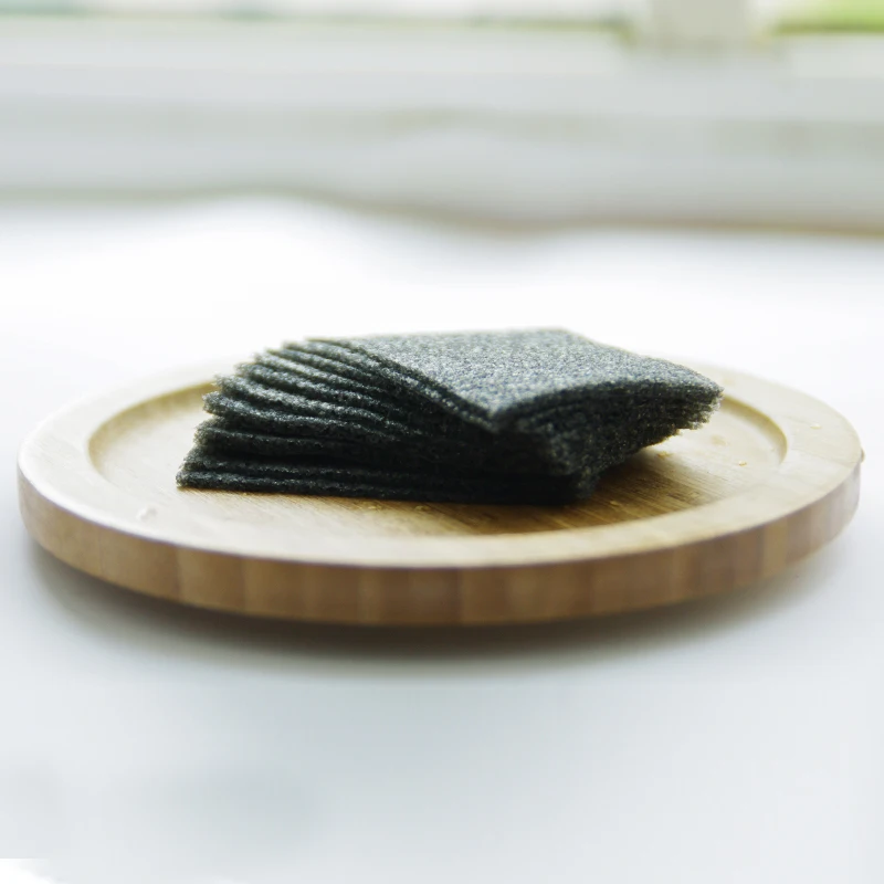 Square shape white natural konjac pure facial wipes