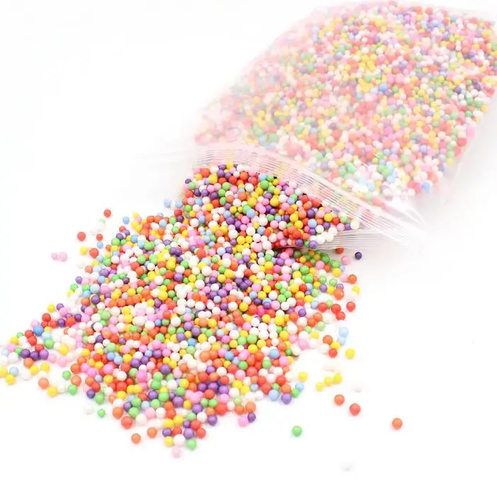 
Manufacturer Polystyrene Styrofoam Foam Balls For Slime Making Kit Fillers Crafts in 9g/bag 