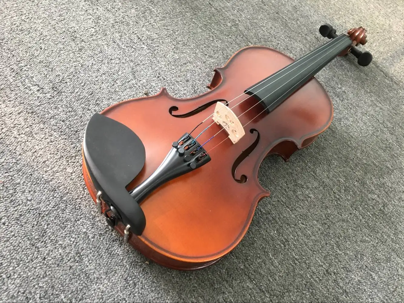 Factory Price Musical Instrument Satin Red Brown Violin GVT04