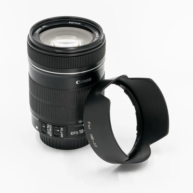  Бленда для объектива камеры HB-32 байонетовых Бленд Nikon 18-70 мм 18-140 мм/18-105 мм/18-135mm DX