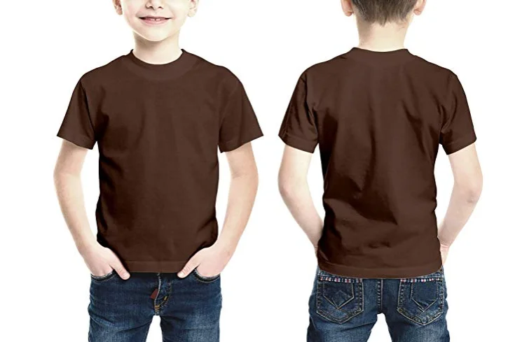 Byval Custom new design quick dry high quality boys kids blank t-shirt