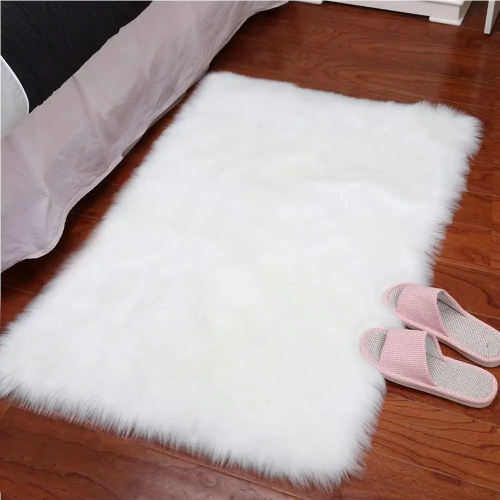 China Factory Directly Sale Faux Fur Rectangle Carpets