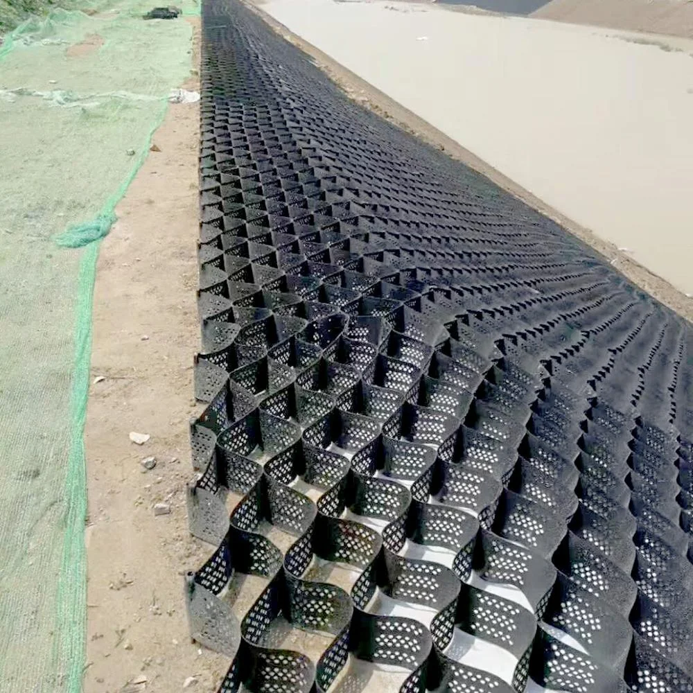 
Textured Honeycomb Plastic Gravel Stabilizer cellular confinement system HDPE Geocell 