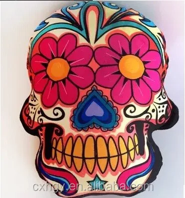 2015 Автомобильная подушка Death head/сахарная подушка в виде черепа/диванная подушка в виде черепа