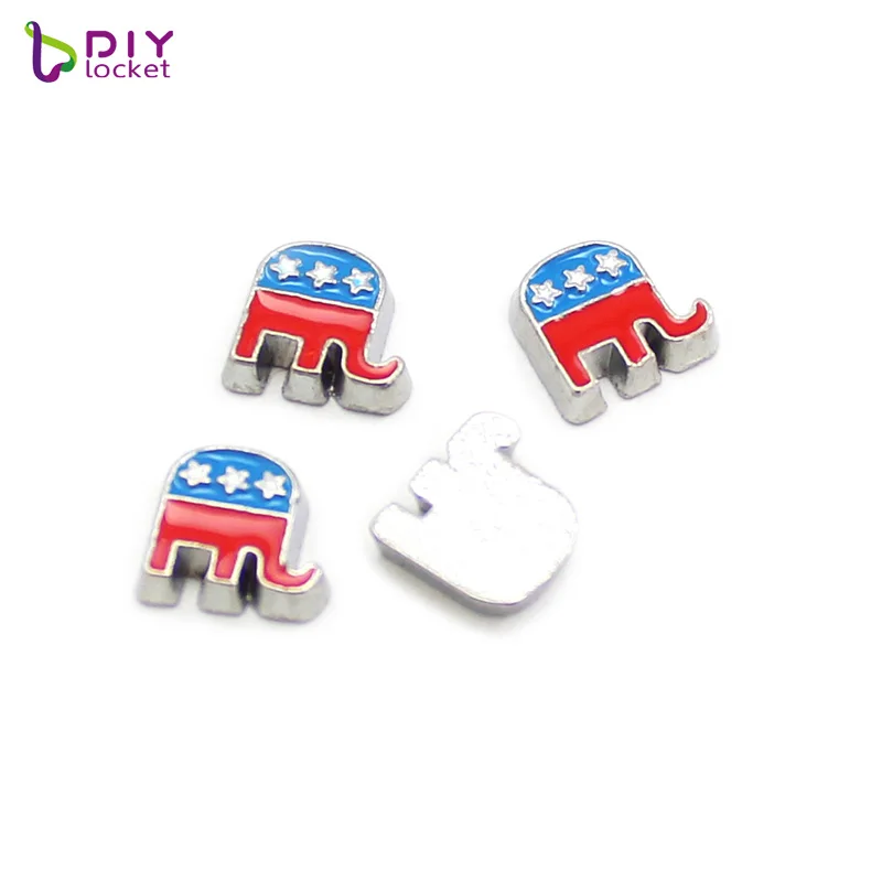 Wholesale Mix Style Charms Mini National Floating Locket Flag Charms For floating Locket necklace
