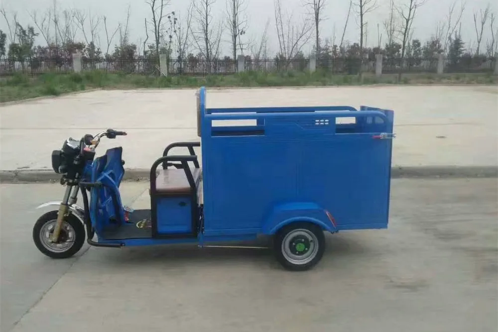 Factory direct dumping bucket electric tricycle /three wheel collection transportation garbage truck