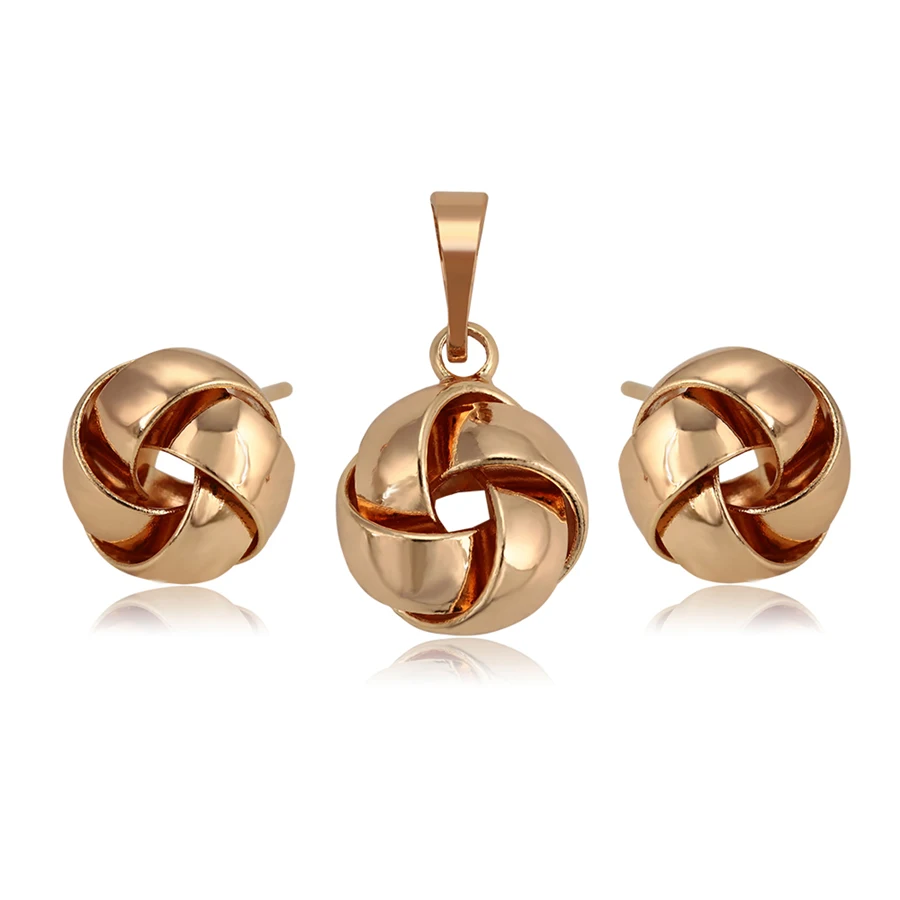 set 1069  set- 026 xuping no stone wholesale jewelry set made in china for women