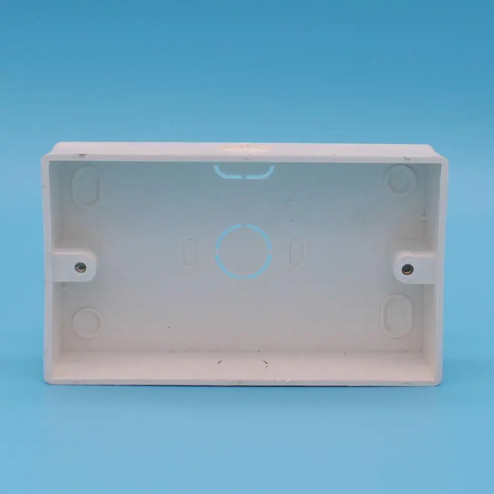 wall electrical switch back junction PVC boxes