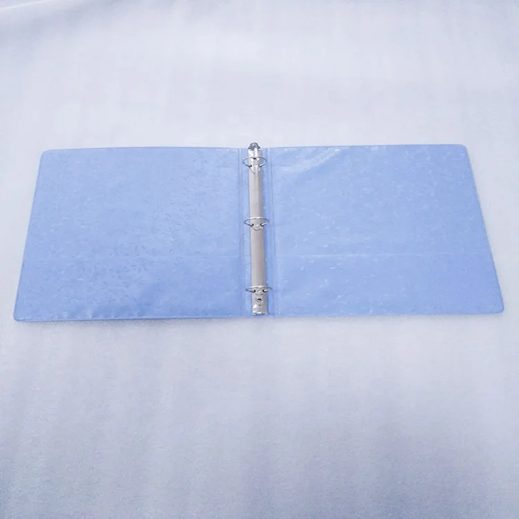 Presentation folder 3-O- ring eco-friendly thick paperboard pvc file folder 2022 New