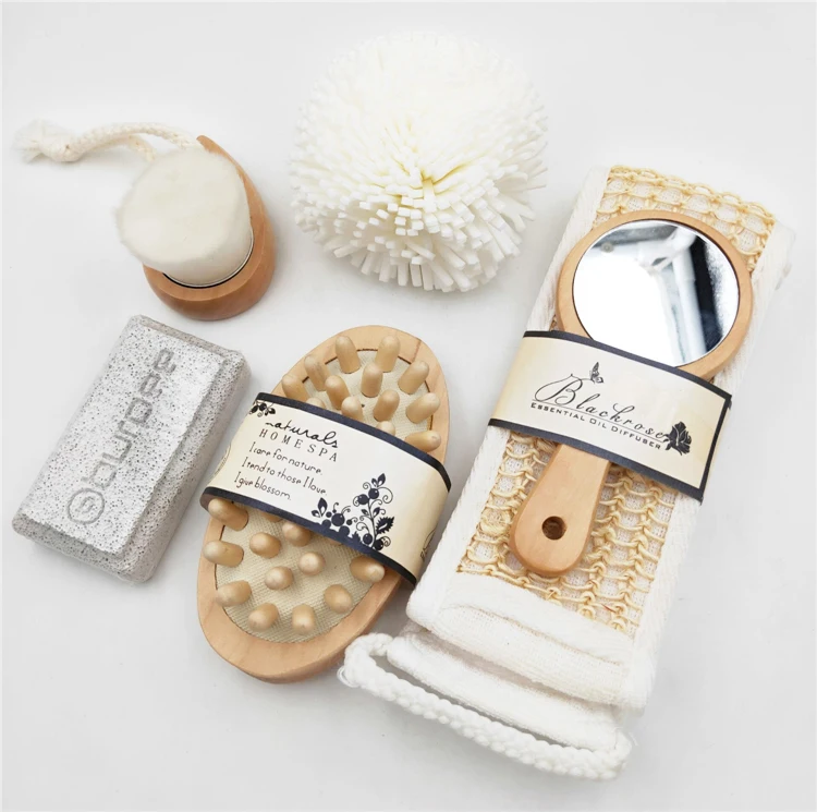 Promotional natural spa Bath Set Gift for shower