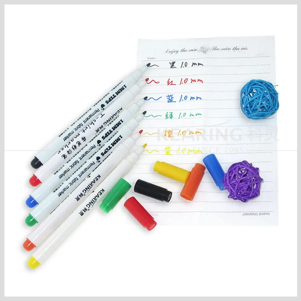 Textile Marker Pen For Artist T-Shirt Painting Liner School Stationery Supplies