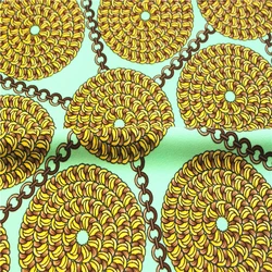 New fashioncable High Quality stretch printed heavy moss crepe fabric printed sweater fabric