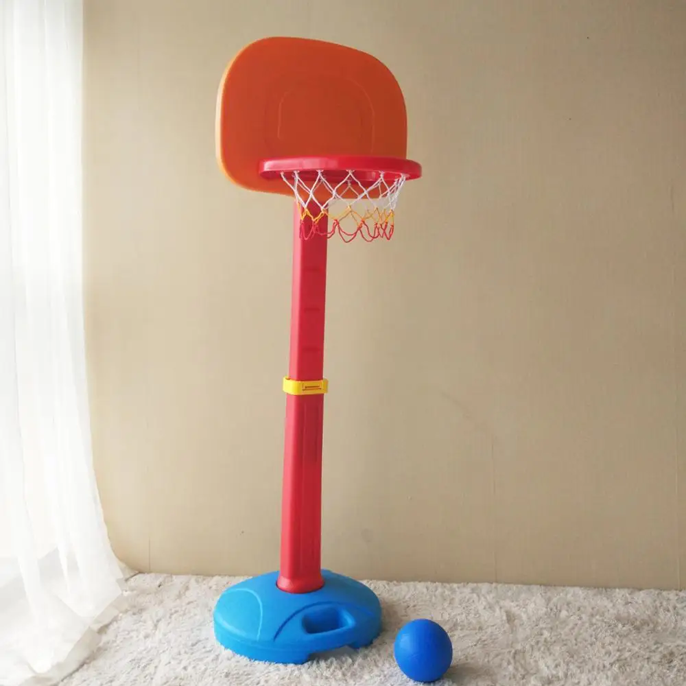 Kids indoor outdoor sports toys adjustable plastic sports toysrus kids children basketball stand