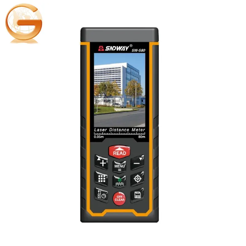 
80m Portable Laser Distance Meter with Camera& Bluetooth & Wifi Digital Meter Distance Measuring Tool 
