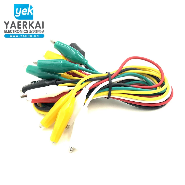
Wholesale YEARK 44mm alligator clip cable crocodile test line 