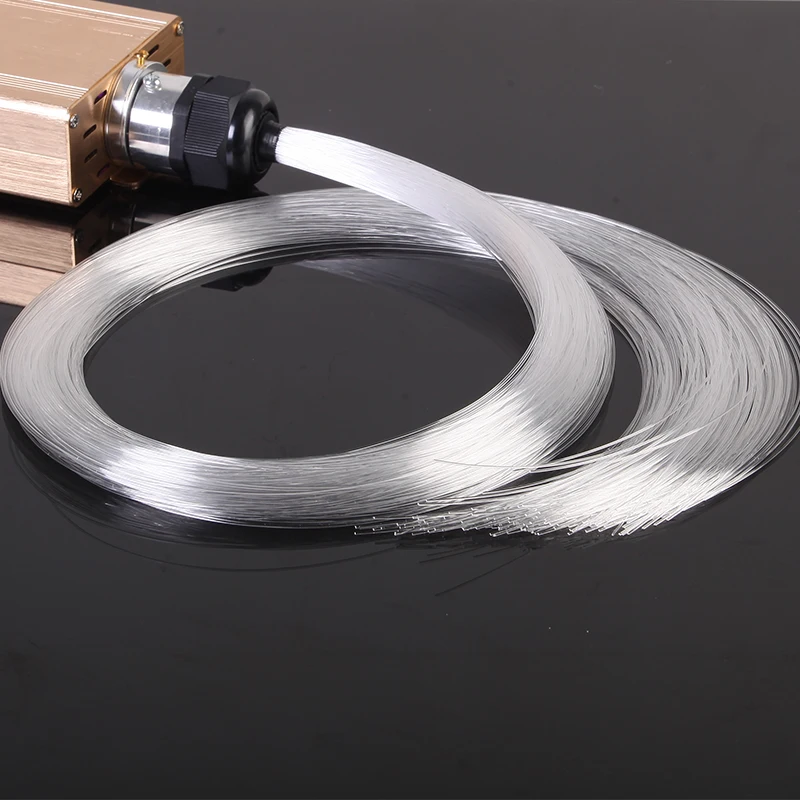 twinkle starry sky star fiber optic ceiling light kit illuminator 350 points x 3meter 0.75mm