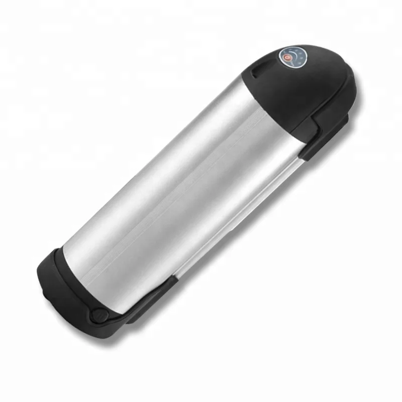 Alloy case water bottle type 36v 10ah 8ah lithium ion battery pack ebike battery
