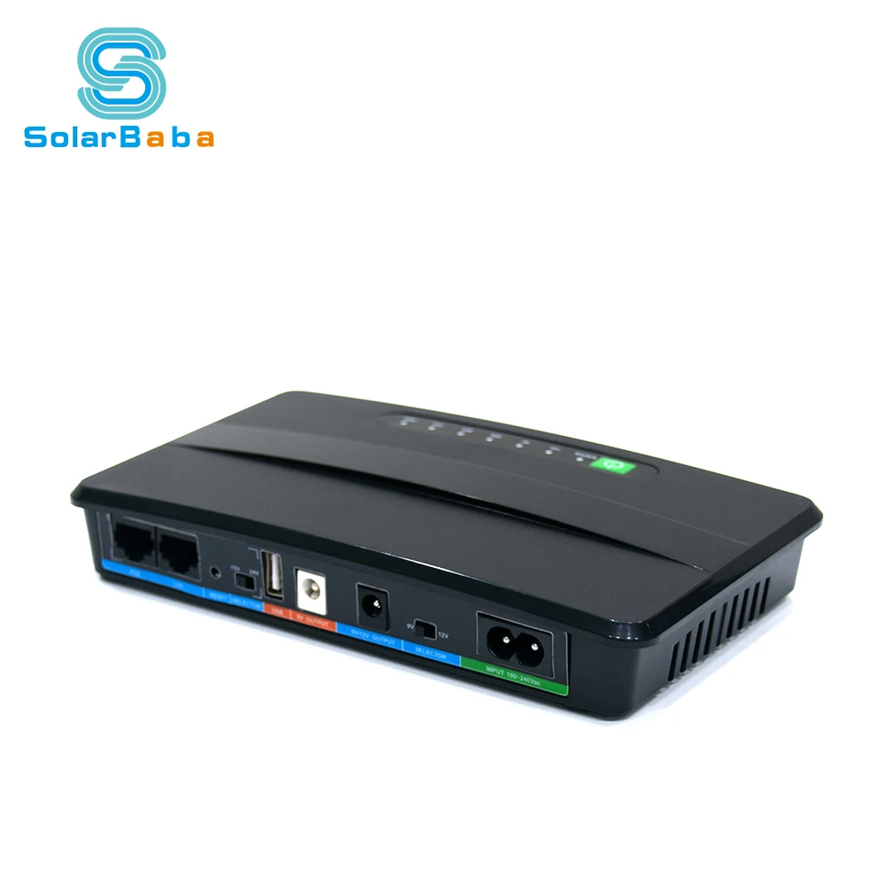 
220V portable mini ups power 5V 9V 12V 24V 2ah ups battery charger poe for laptop 