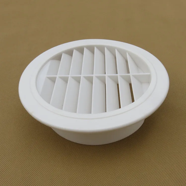 Круглая Решетка вентиляционного отверстия 160 мм (6 дюймов) Белый Высококачественный